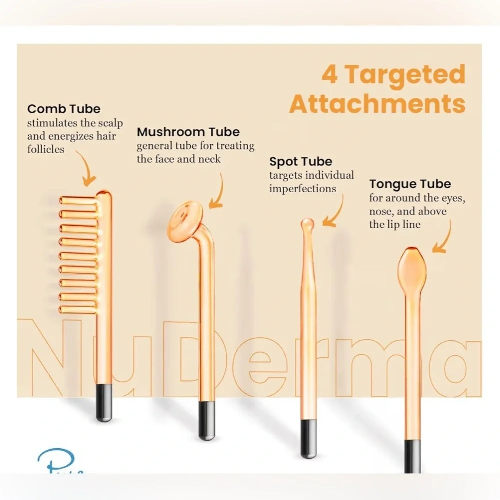 NuDerma 4 Targeted Attachments Set